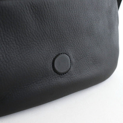 plain shoulder bag #black