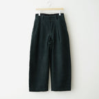 HW wide trousers #Dark Green [262506]