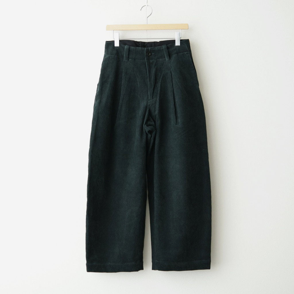 HW wide trousers #Dark Green [262506]