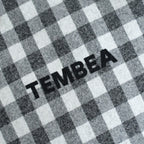 PAPER TOTE SMALL NEEDLE PUNCH #GINGHAM BLACK [TMB-2286H]