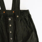 季節の夜 Poet suspender trousers #Moss green [TLF-225-pa003-Ldb]