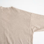 14GG PLAIN STITCH COTTON/NYLON/SILK V-NECK CARDIGAN #8200 LT.BEIGE [NNSL26503]