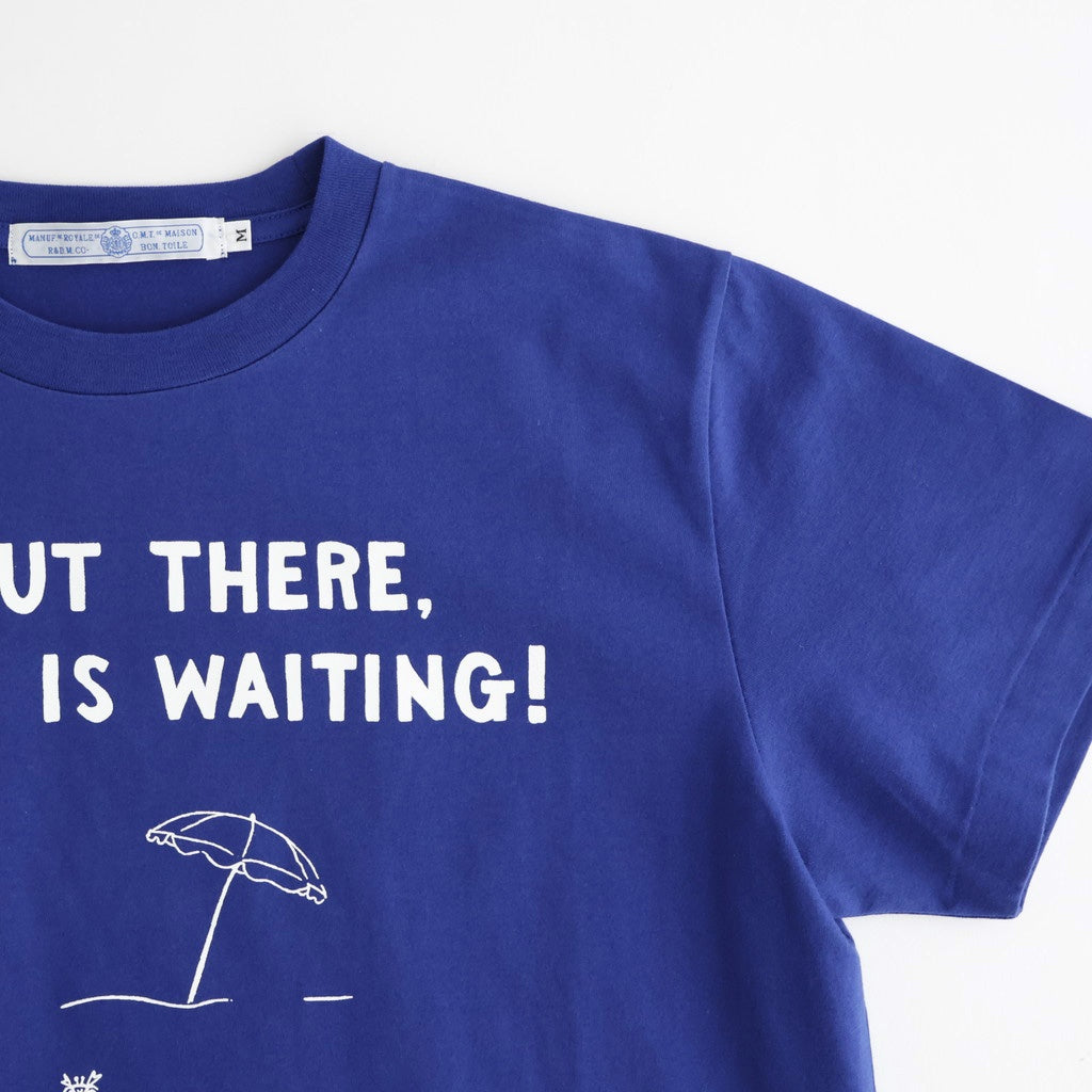GET OUT THERE T SHIRT #Blue [no.8189]