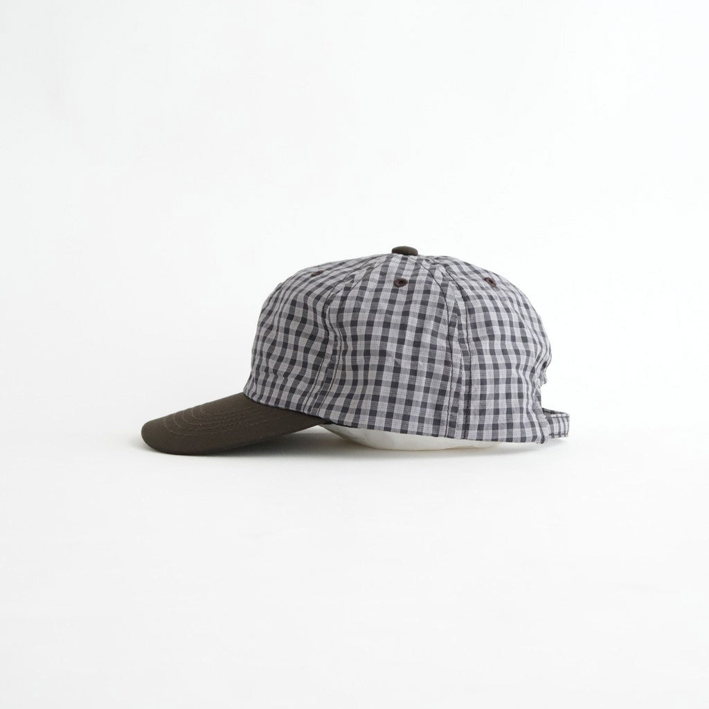 PLAID CAP #BROWN [TMBA-117H]