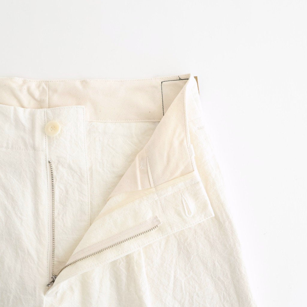 HW wide trousers #Off white [261507]