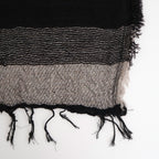 roots shawl MIDDLE #F [BK-GY-1119]