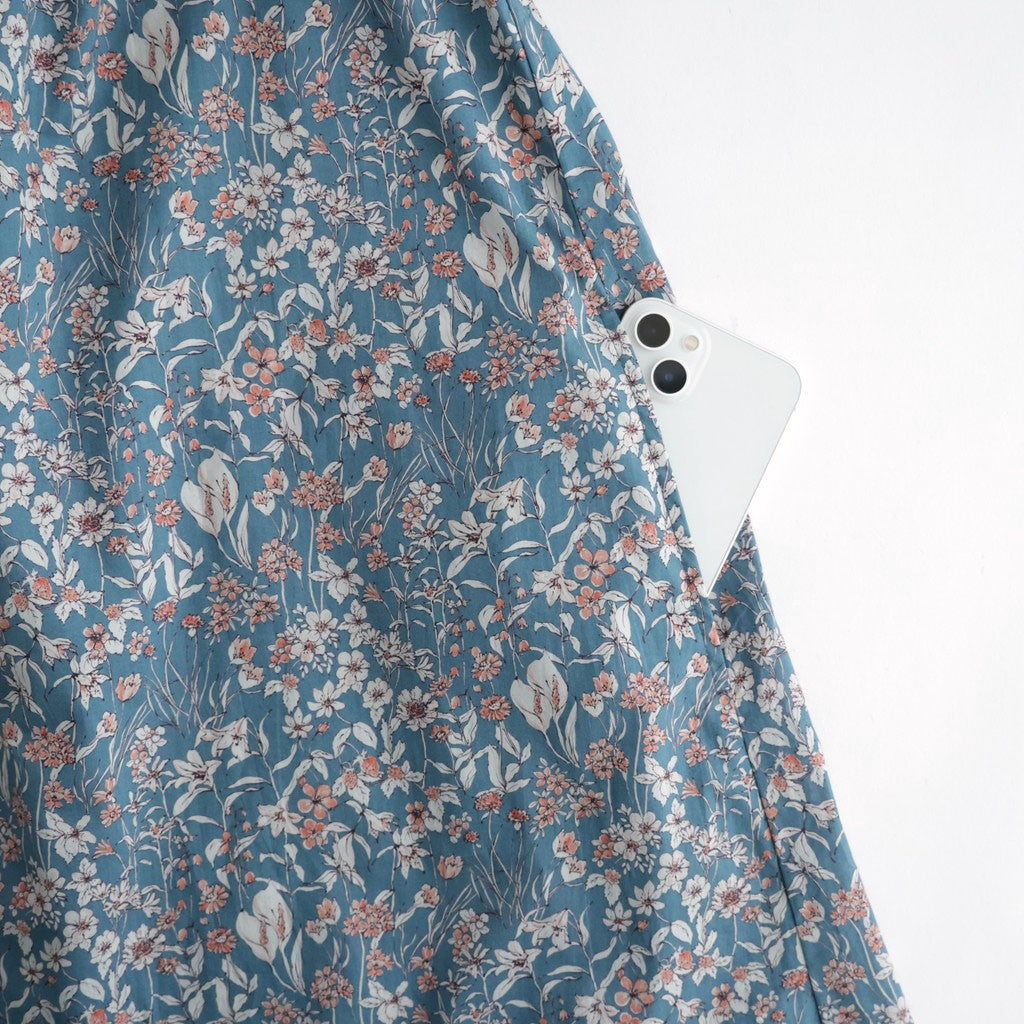 LIBERTYFABRICS Yoke dress #Wandervogel [26F-OP012-LP]