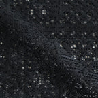 パッチワークレース モックネックドルマンT #001 クロ [TS260CT088]