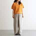 Kafusho Polo Knit #Orange [261808]