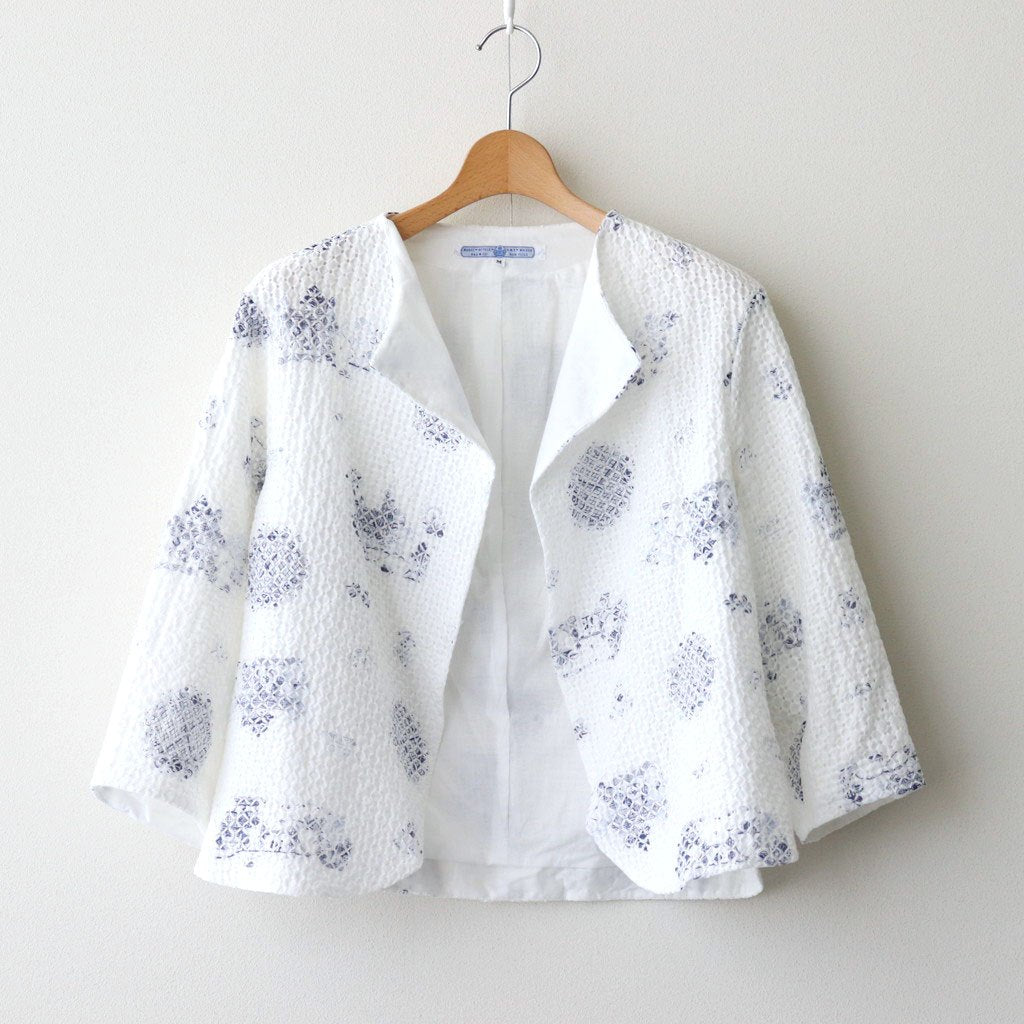 TRELLIS C.S BOLERO JACKET #London Blue Willow [no.7443]