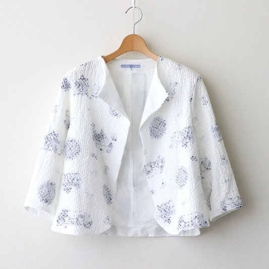 TRELLIS C.S BOLERO JACKET #London Blue Willow [no.7443]