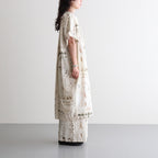 必然の輪郭：フレアスリーブワンピース #multicolor [13261-02411]