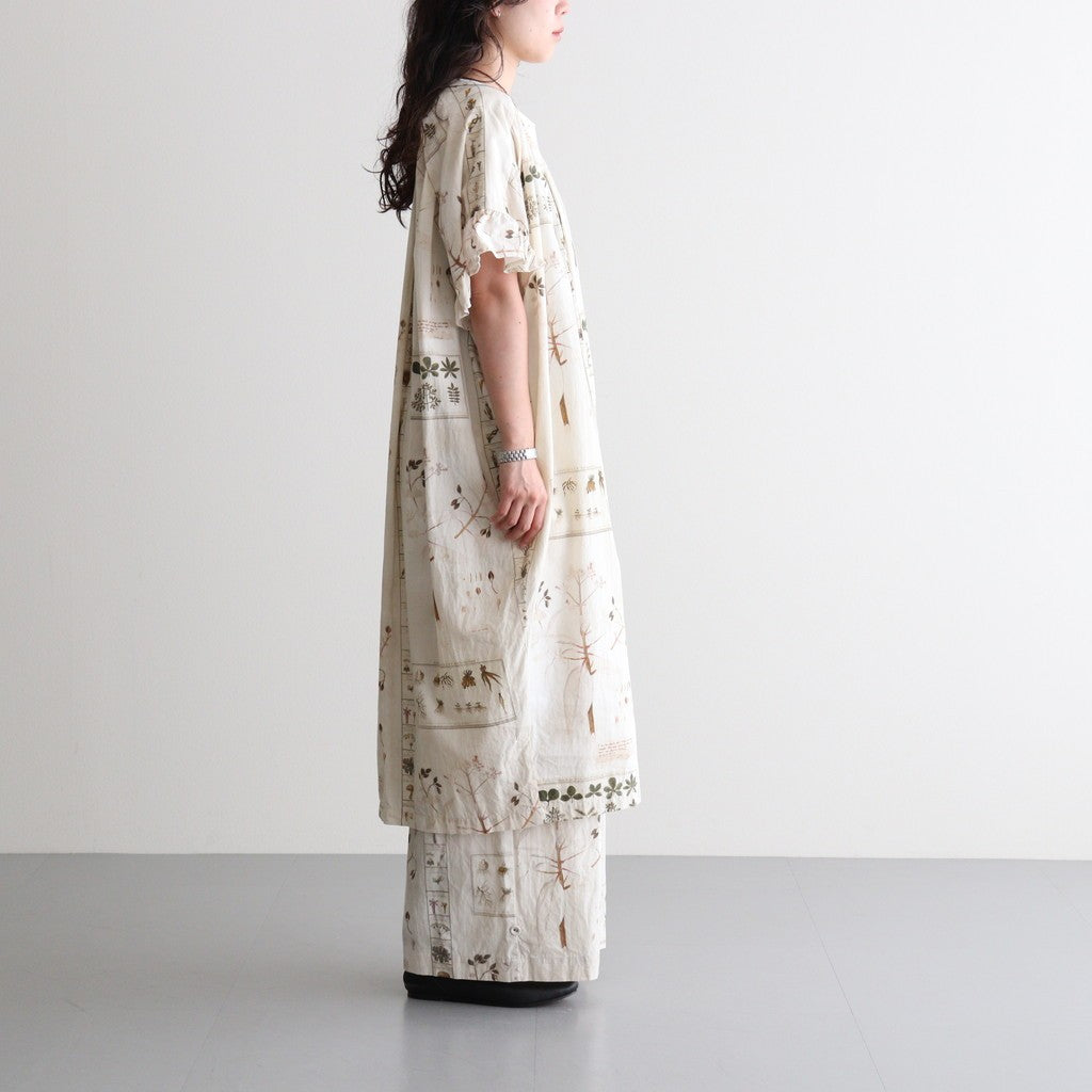 必然の輪郭：フレアスリーブワンピース #multicolor [13261-02411]