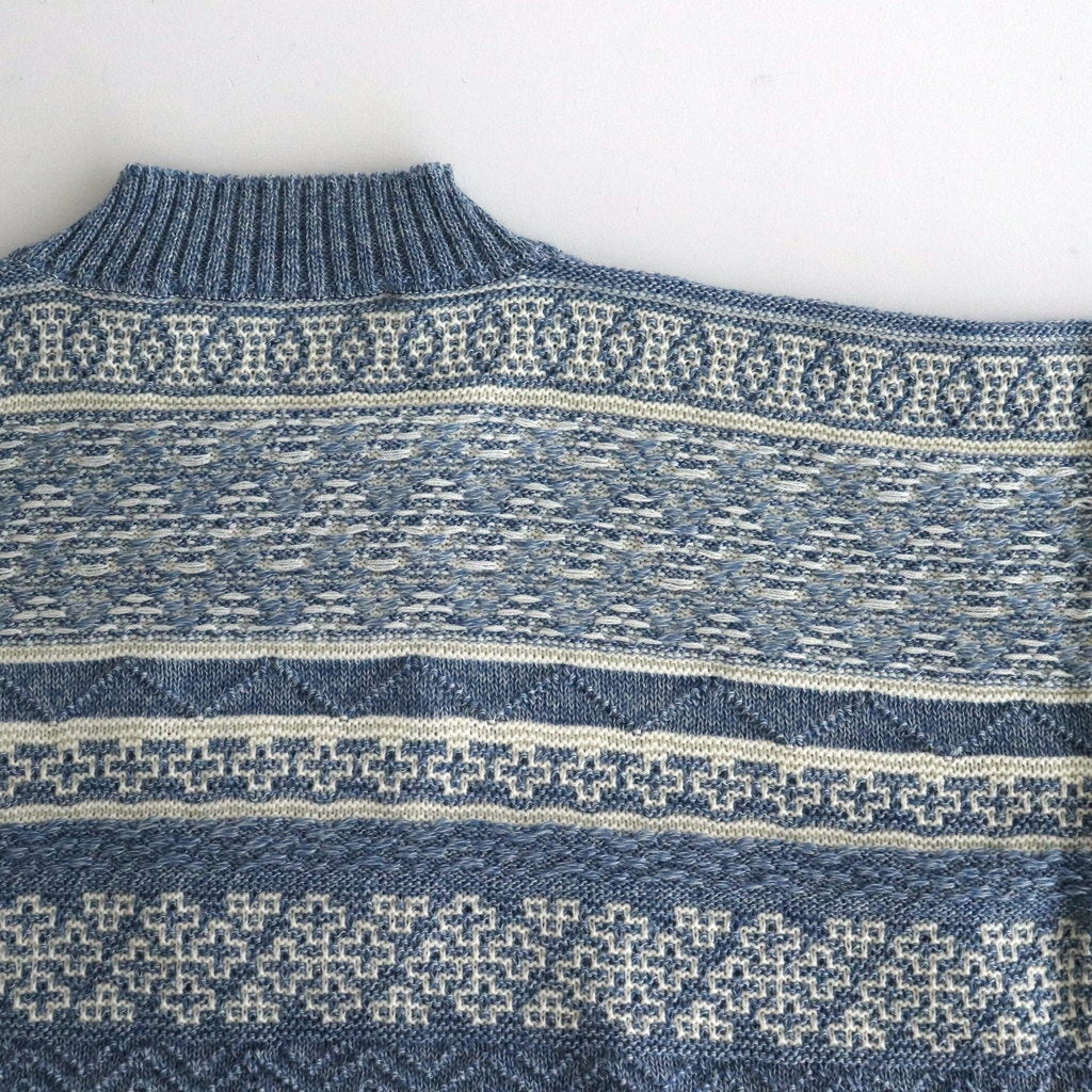 Sankayo ​​nordic knit P/O #Blue [242807]