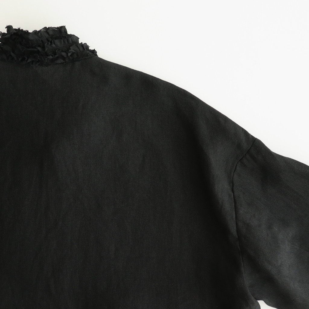 FRILL DECORATION JACKET #Black [no.7315]