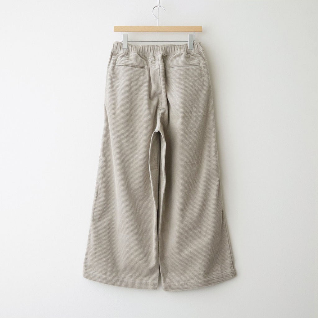 8WALE CORDUROY EASY WIDE PANTS #8200 BEIGE [GNMDS2052CR]