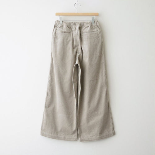 8WALE CORDUROY EASY WIDE PANTS #8200 BEIGE [GNMDS2052CR]