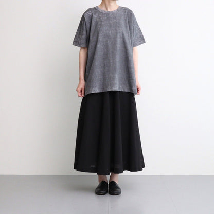Translucent Silence Circular skirt #Black [TLF-225-sk005-cdv]