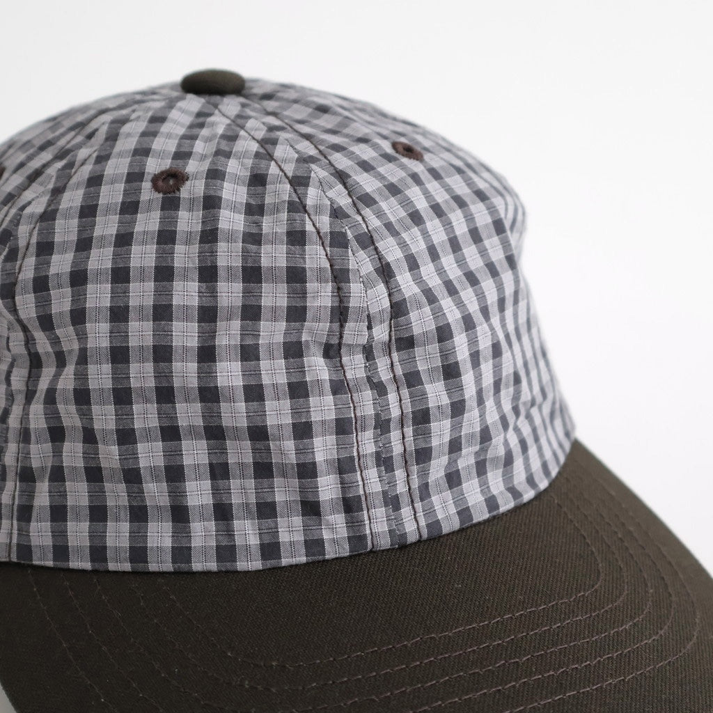 PLAID CAP #BROWN [TMBA-117H]