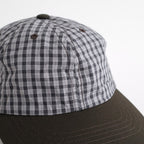 PLAID CAP #BROWN [TMBA-117H]