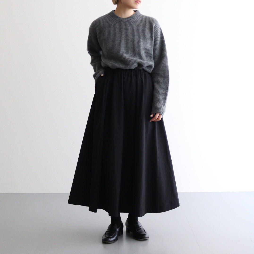 Circular skirt #black [TLF-125-sk001-tp]