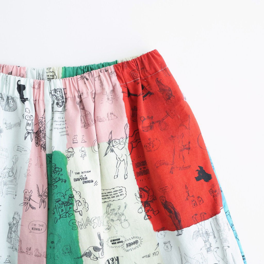 MOSAIC GRAFFITI RELAXED GUM PANTS #Multi [no.7962]