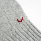 fine lambs wool crew-neck P/O #light gray [WVFL-UW117]