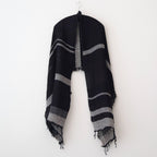 roots shawl MIDDLE #F [BK-GY-1119]