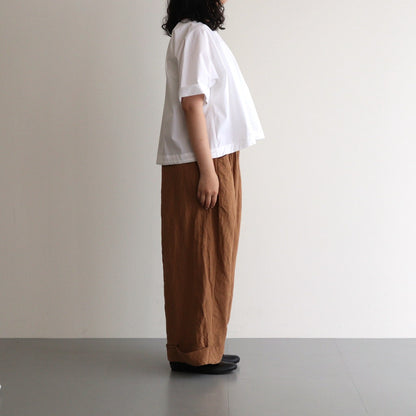 Faurie Linen Pants #Cognac [A232251PP731]