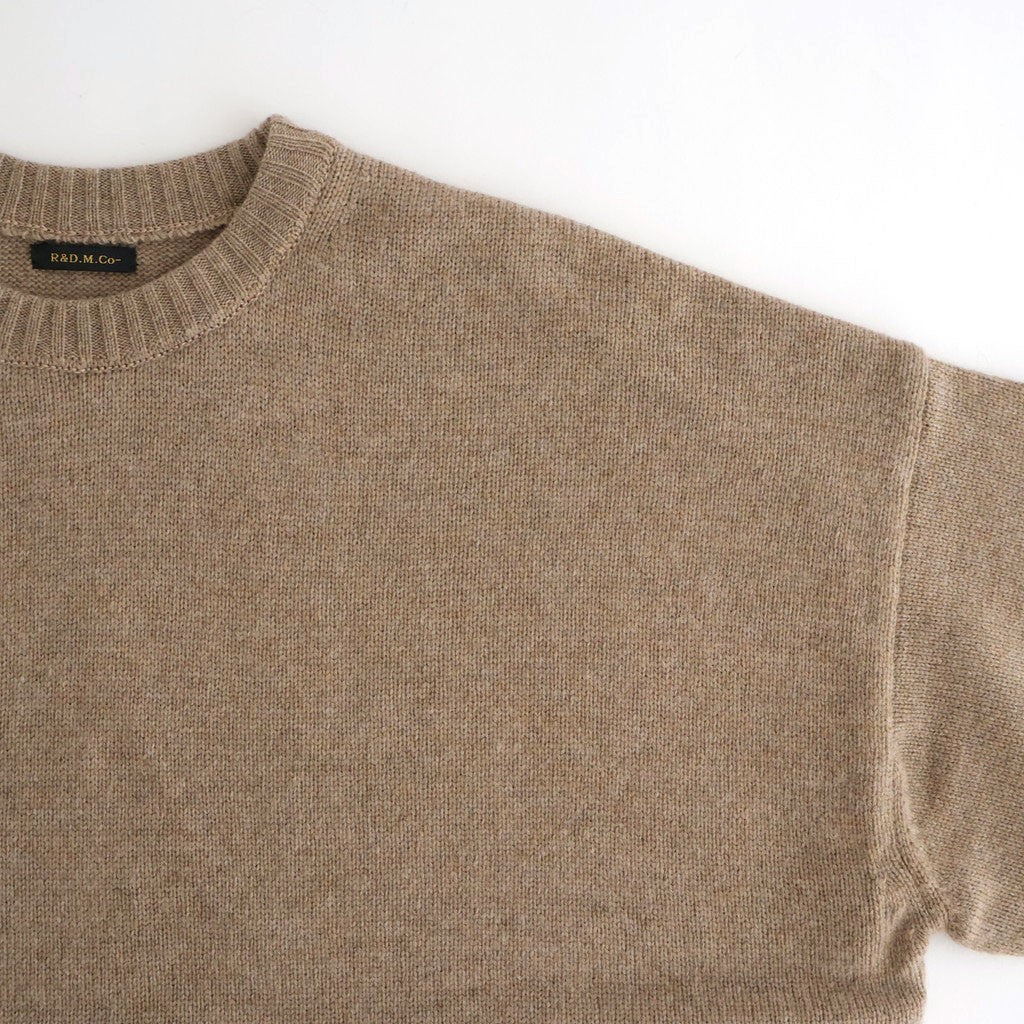 7G CREW NECK SWEATER #Beige [no.7832]
