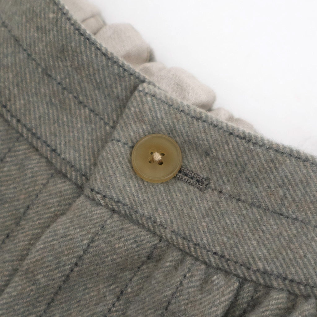 薄雲：Wide pants #A pale stripes [13251-19413]