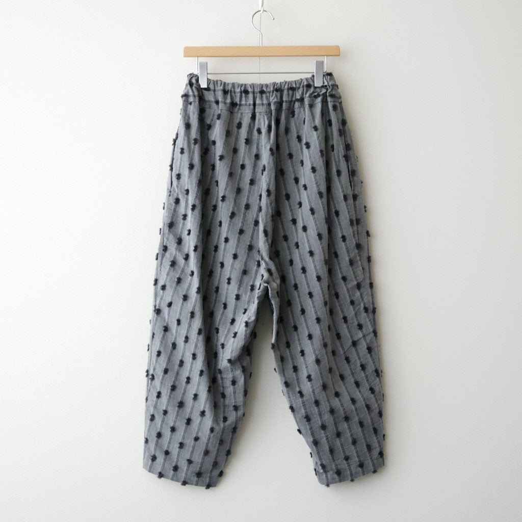 夕暮れの唄：サルエルパンツ #gray×dark charcoal [13261-10313]