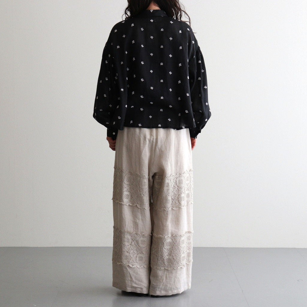 shirt blouse #ototsubu BK [KJ507SS46]