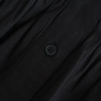 40s POPLIN PLAIN FRILL COLLAR SHIRT #9900 BLACK [NSL25542]