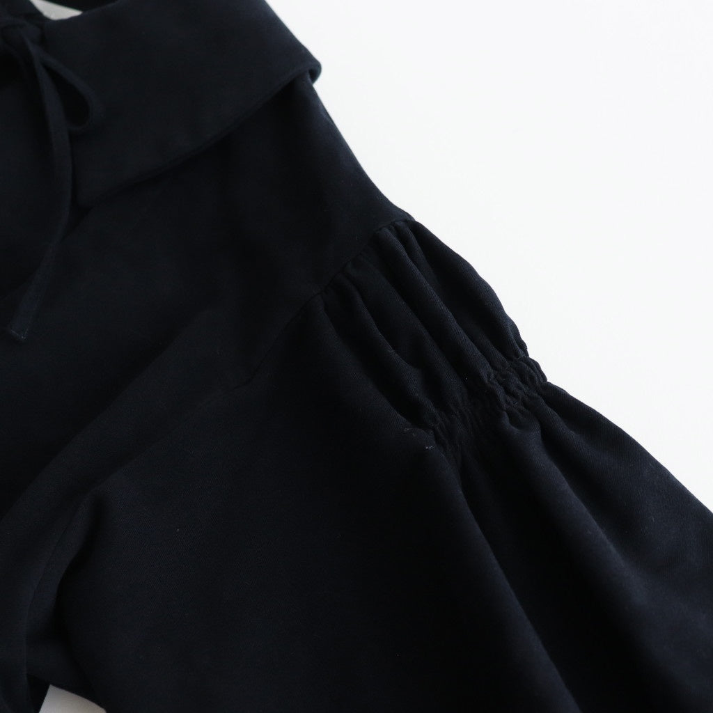 素朴な月夜 Biaude dress #navy [TLF-125-co022-ps]