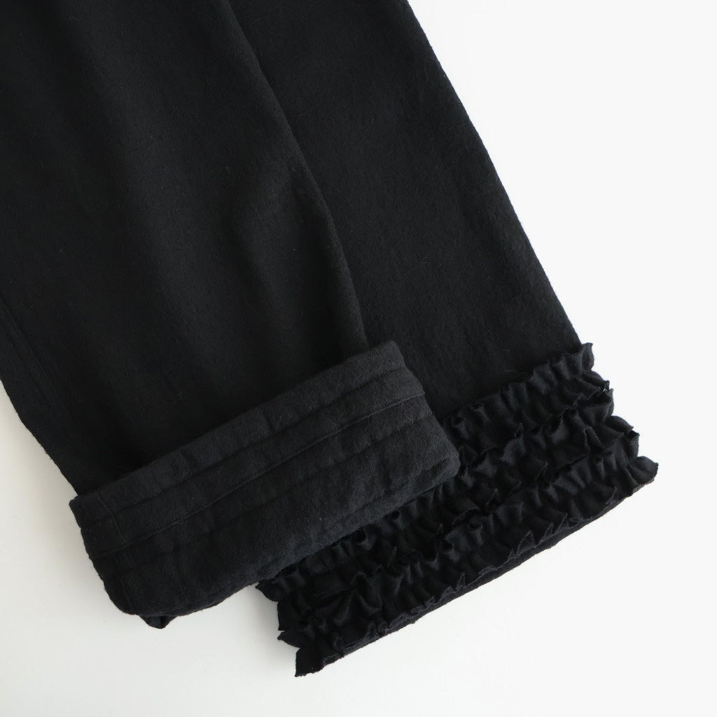 C/W FRILL DECORATION PANTS #Black [no.7699]