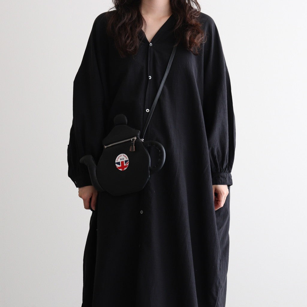 TEA POT SHOULDER BAG #Black [no.7904]