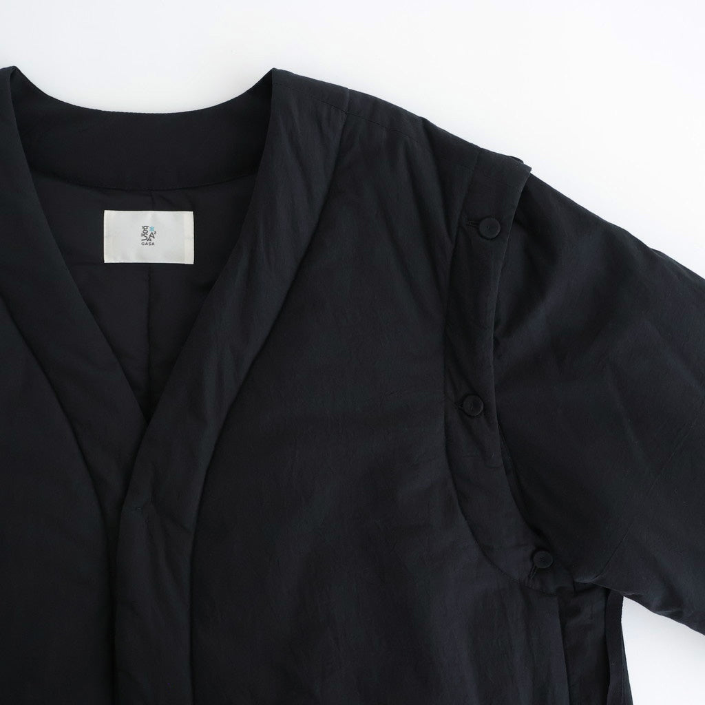 昼想夜夢：Quilted coat #black [13251-17101]