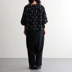balloon sleeve pullover #itomaki BK [KJ507SS44]