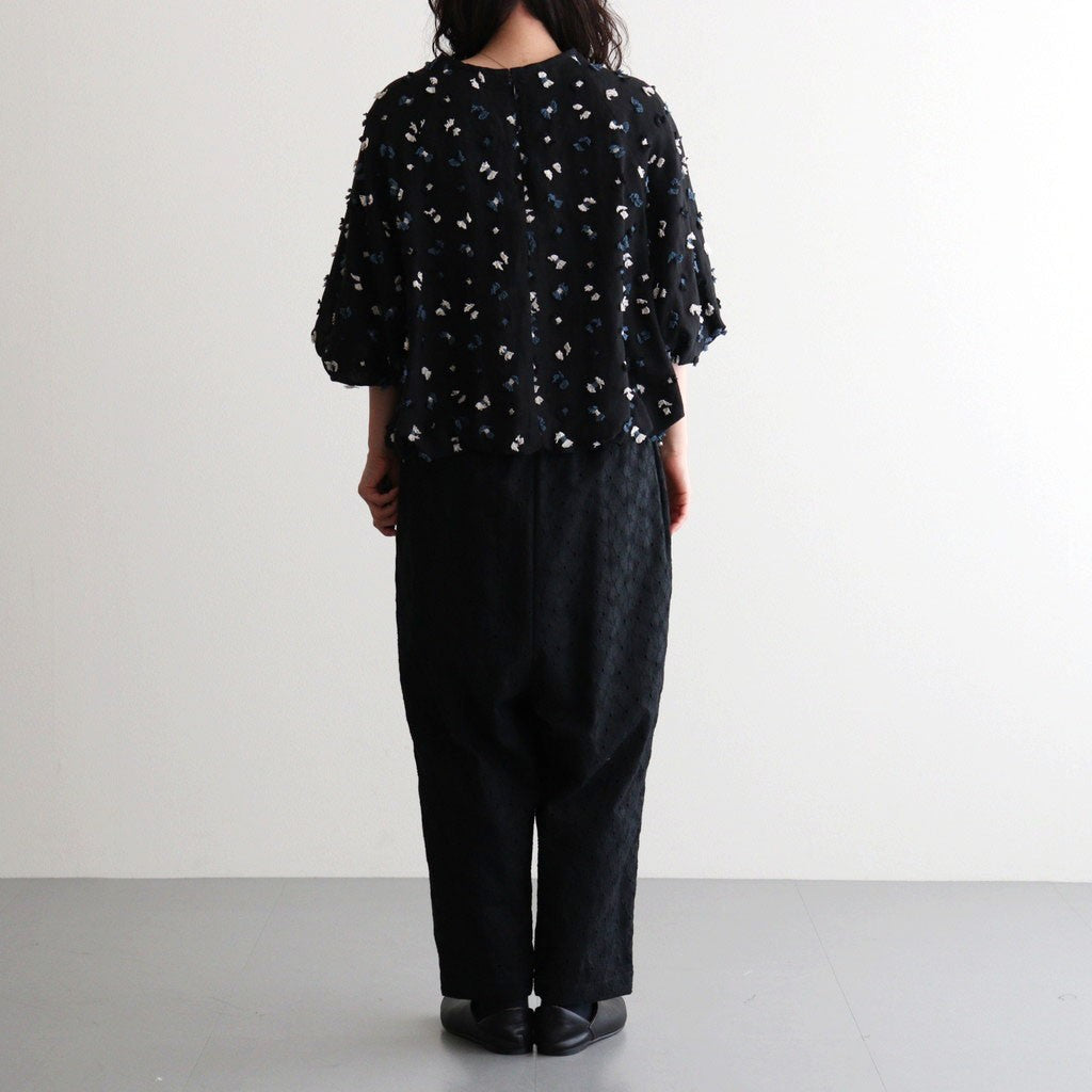 balloon sleeve pullover #itomaki BK [KJ507SS44]