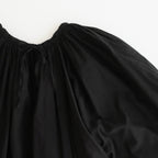 GARMENT DYE LAWN GATHER SMOCK #Black [no.7520]