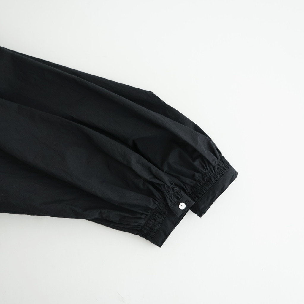 shirring blouse #paper BK [KJ602AW44]