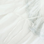 日日夜夜：Wide lace collar smock blouse #off white [13251-05107]