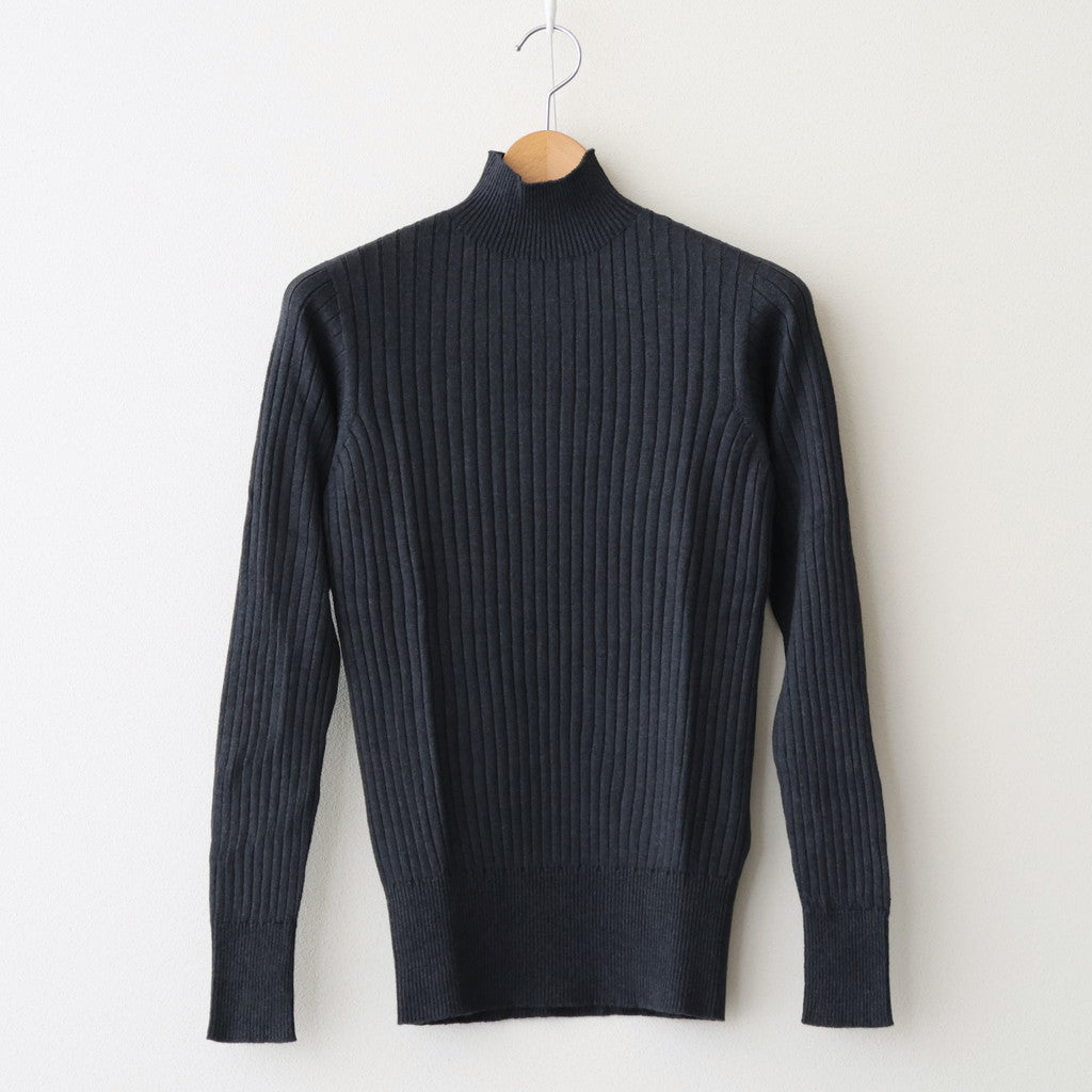 ポエータハイネックセーター #dark navy [25-850]