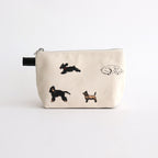 TOILETRY BAG MEDIUM #DOG-1/BLACK [TMB-2292H]
