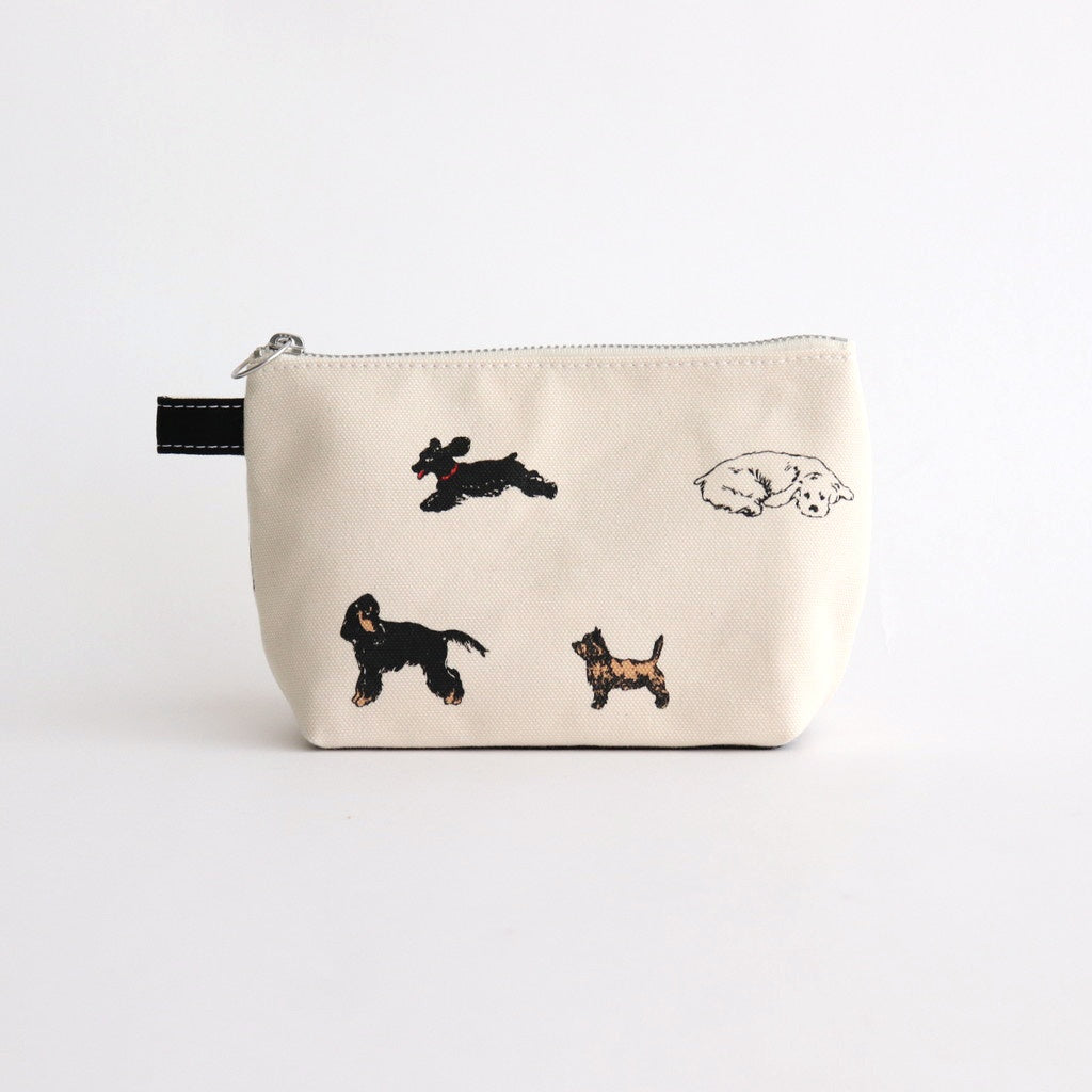TOILETRY BAG MEDIUM #DOG-1/BLACK [TMB-2292H]