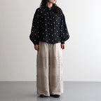 shirt blouse #ototsubu BK [KJ507SS46]