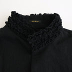 C/W FRILL DECORATION JACKET #Black [no.7696]