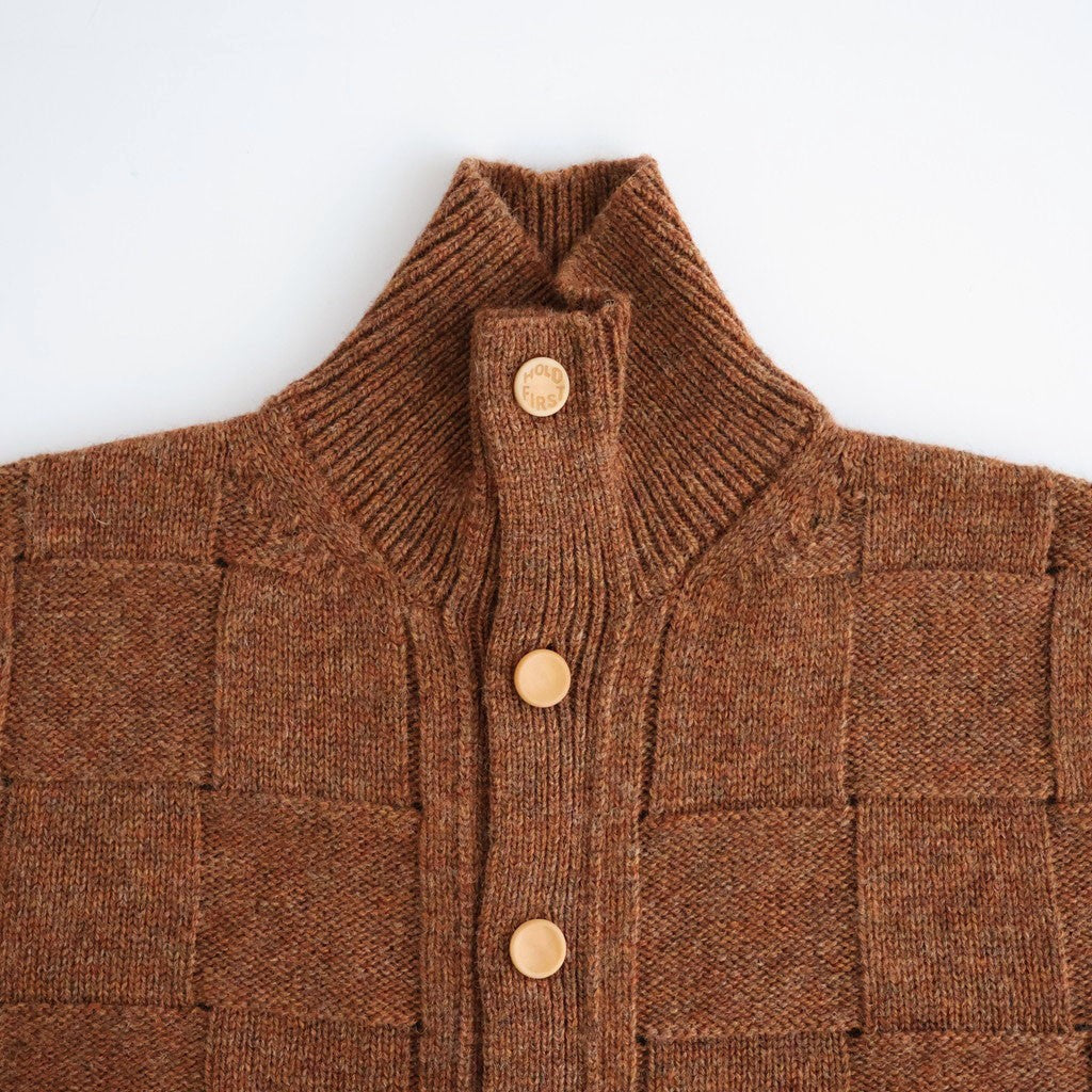 Okunensha cardigan #Brick [262803]