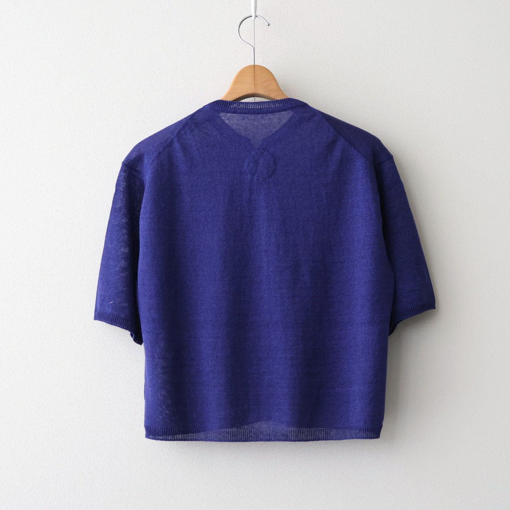 Fesca Linen Knit No Collared #PP [A232261TK865]